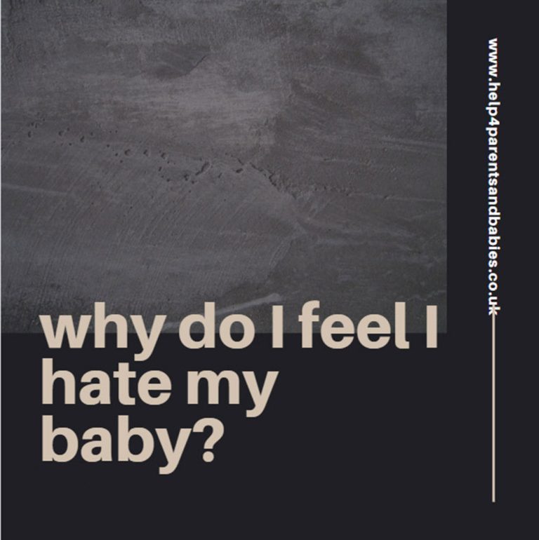 Why do I feel I hate my baby
