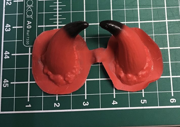 Woochie Devil Horns Prosthetic Appliances