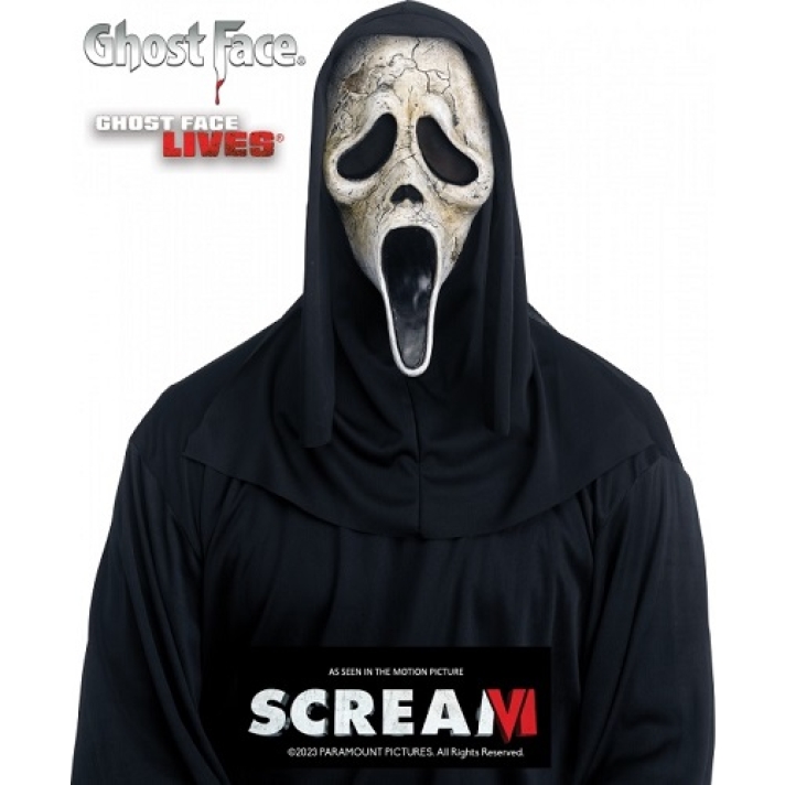 Scream VI Aged Ghost Face Mask