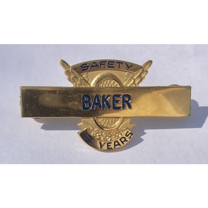 California Highway Patrol J.Baker Name Badge