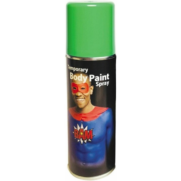 Temporary Body Paint Spray Green 125ml