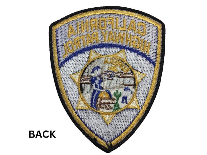California Highway Patrol Costume Patch