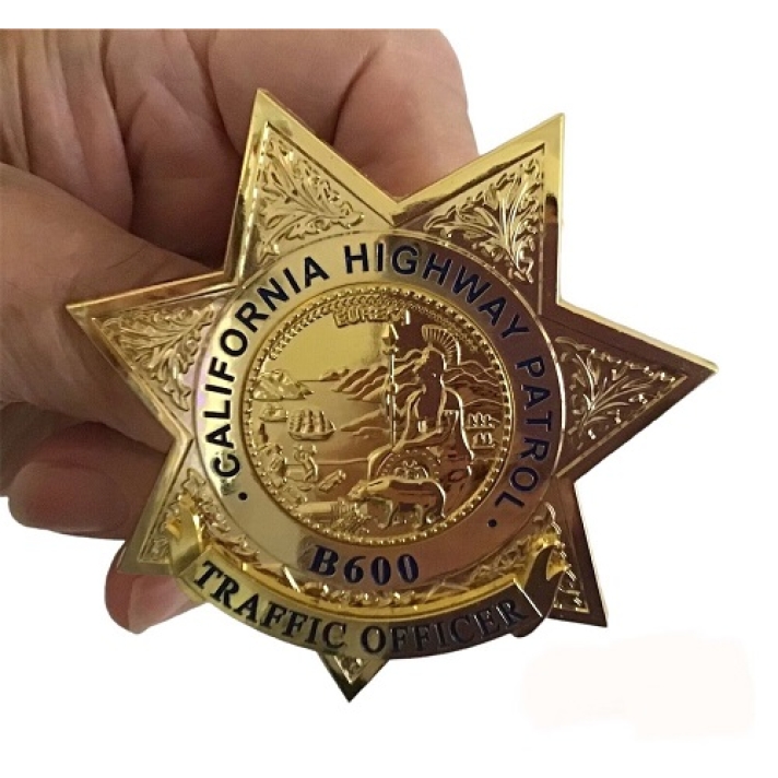 California Highway Patrol Poncherello Traffic Officer Badge