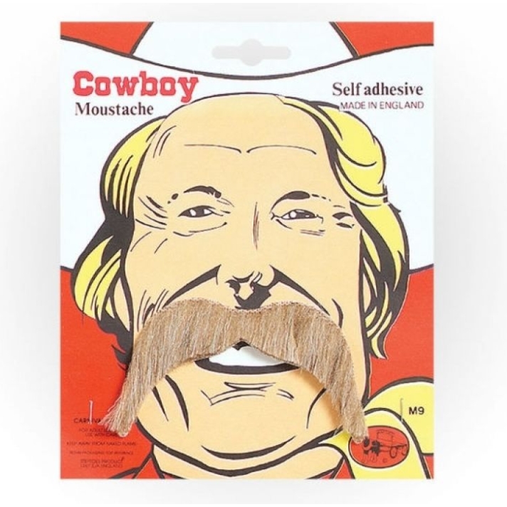 Cowboy Moustache Blonde