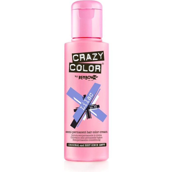 Crazy Color Semi-Permanent Hair Dye 100 ml Lilac