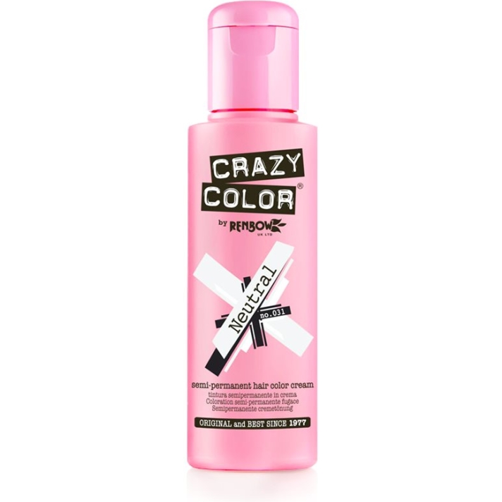 Crazy Color Semi-permanent Hair Dye 100 ml Neutral