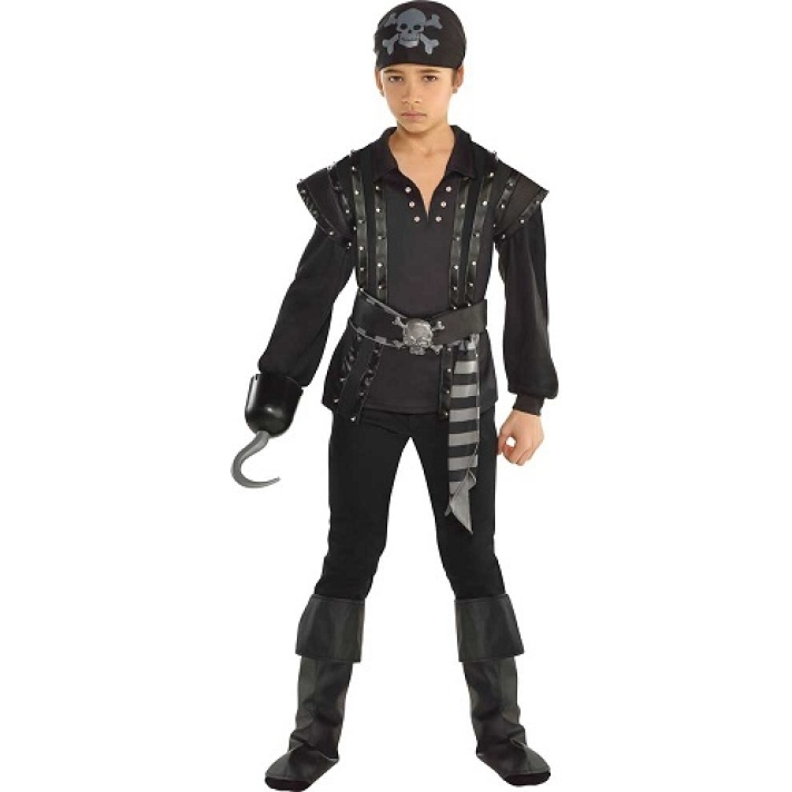 Dark Sea Scoundrel Boys Pirate Costume