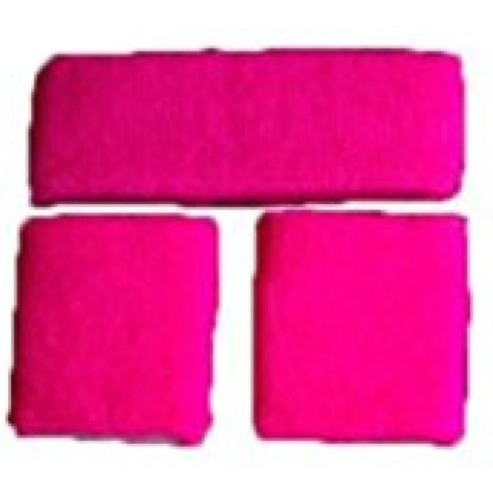 Neon Pink Sweatband Set