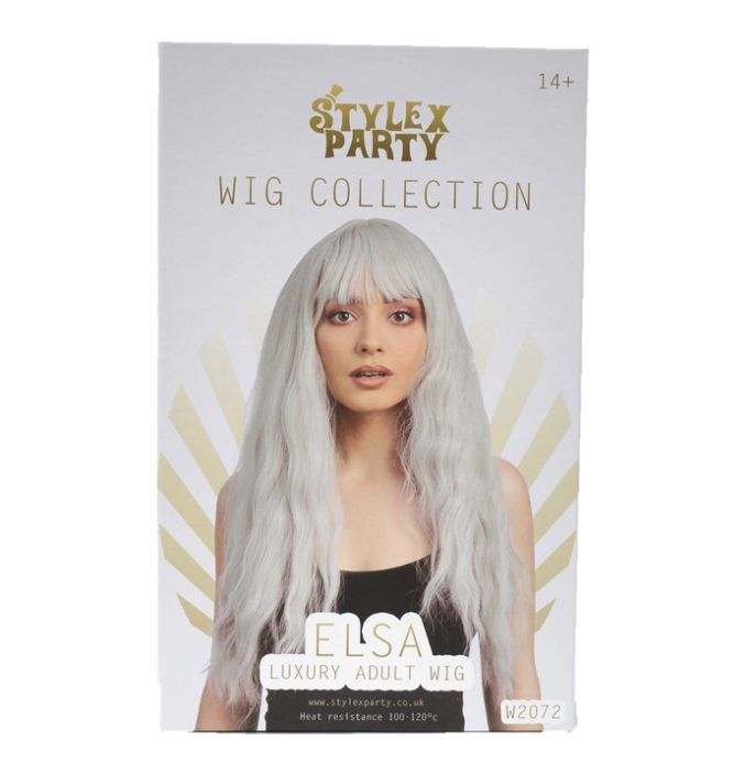 Elsa Deluxe Silver Grey Wig