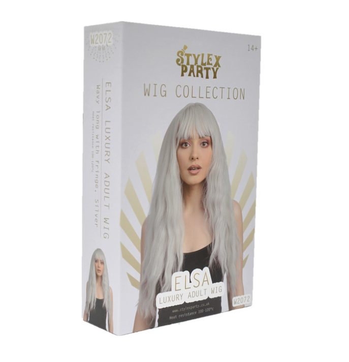 Elsa Deluxe Silver Grey Wig