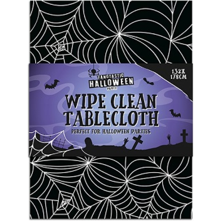 Spider Web Wipe Clean Tablecloth