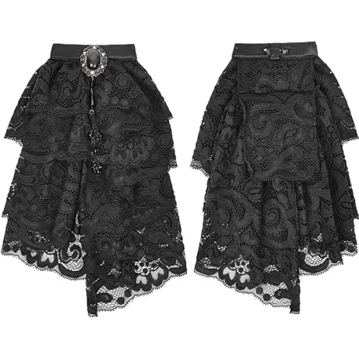 Black Lace Cravat