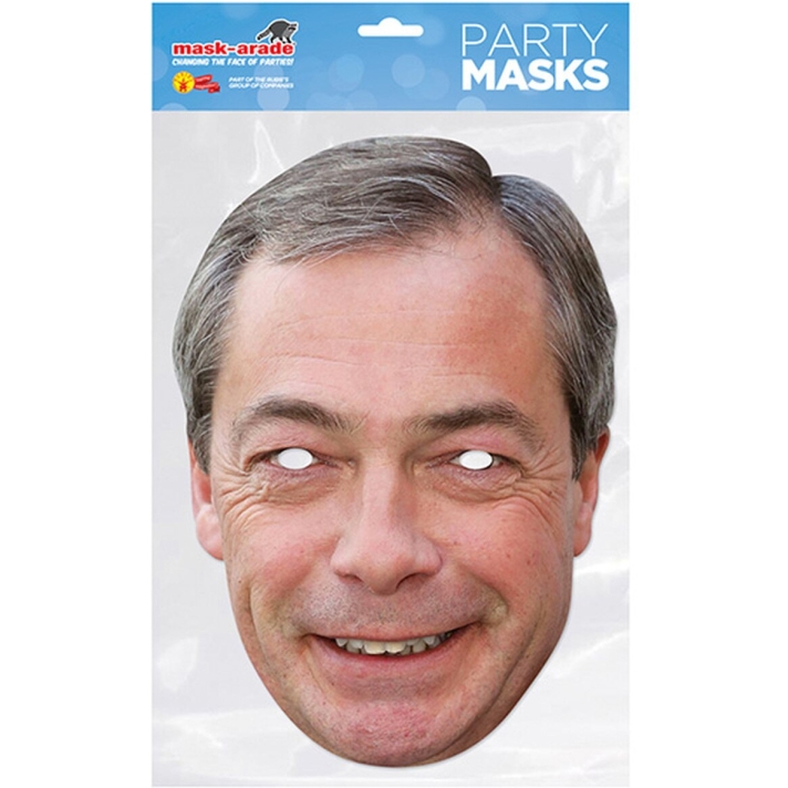 Nigel Farage Celebrity Face Mask
