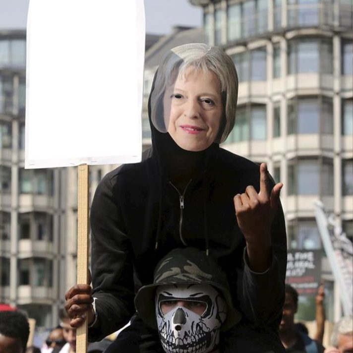 Theresa May Celebrity Face Mask