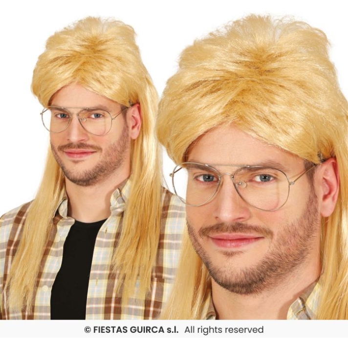 Blonde Mullet Wig