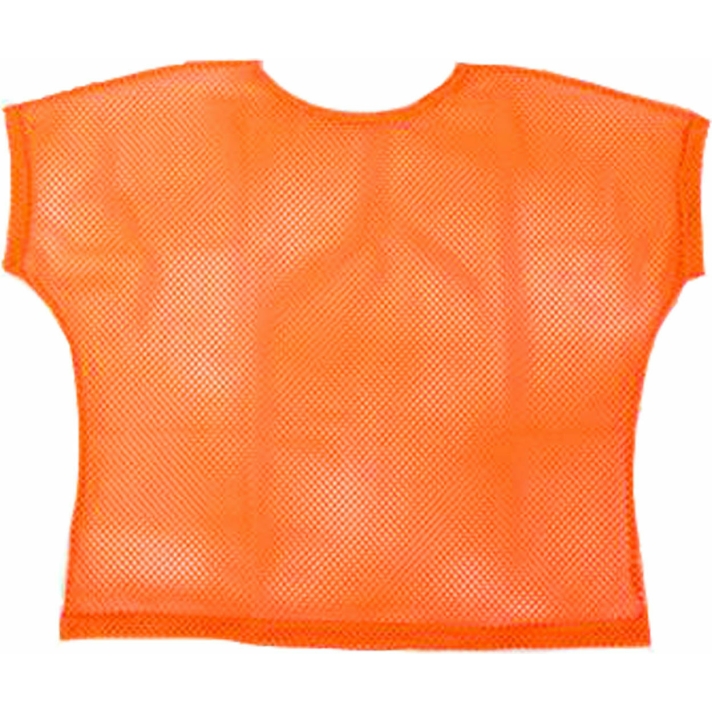 Neon Orange Mesh Top