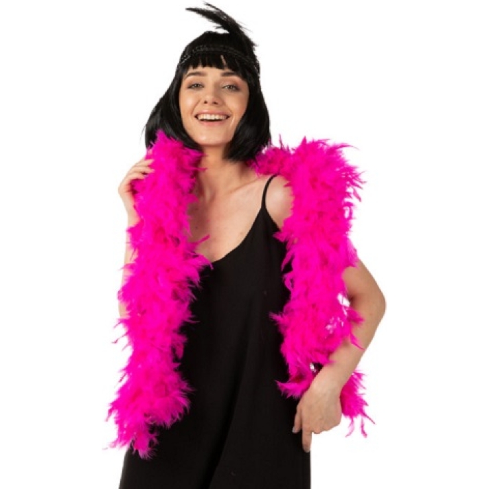 Neon Pink Feather Boa