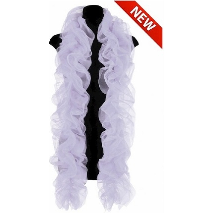 White Organza Boa