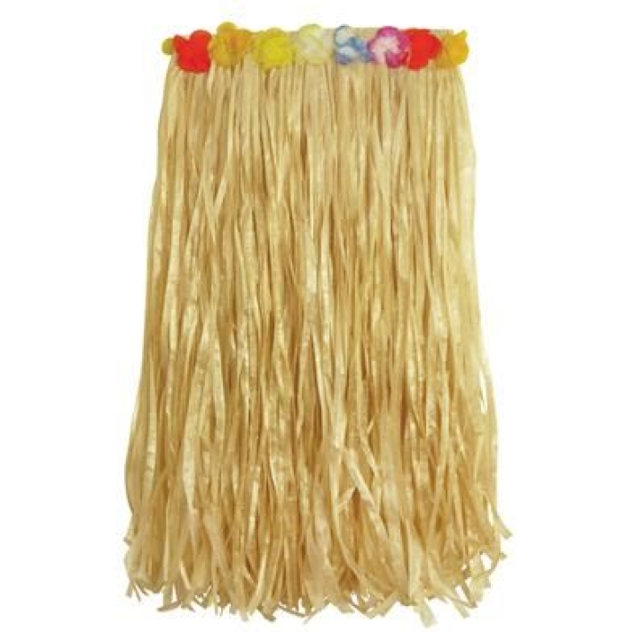Hawaiian Rafia Grass Skirt Natural