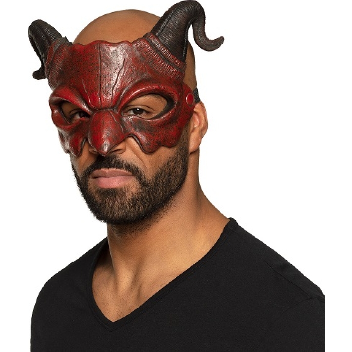 Demon Half Face Foam Mask