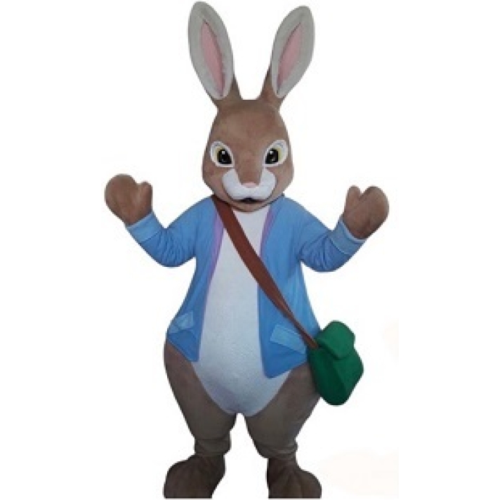 Professional Brown Rabbit Mascot Costume
