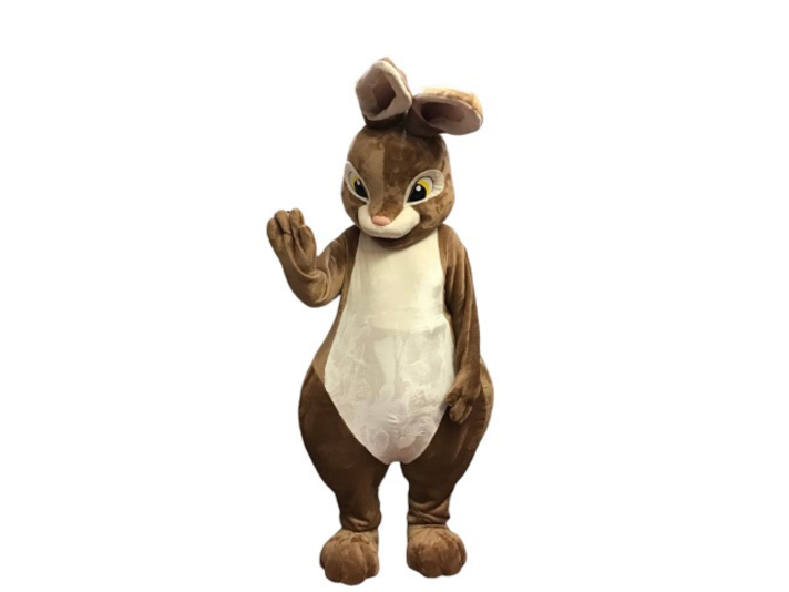Professional Brown Rabbit Mascot Costume