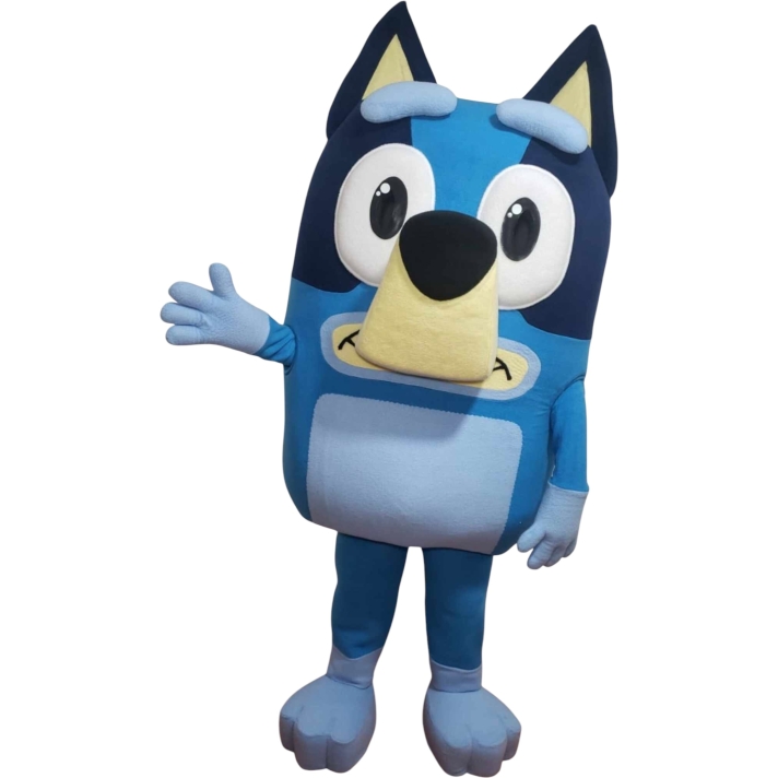 Professional Blue Heeler Dog Mascot Costume