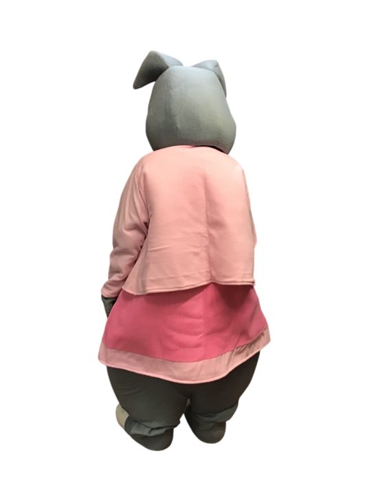 Professional Grey Bunny Mascot Costume