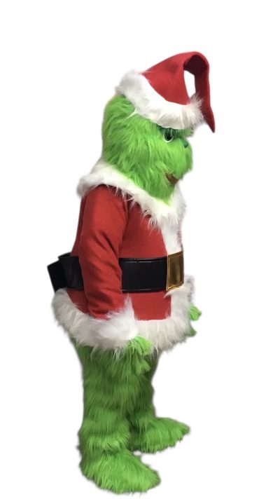 Professional Santa Grinch Mascot Costume