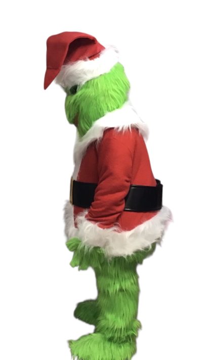 Professional Santa Grinch Mascot Costume