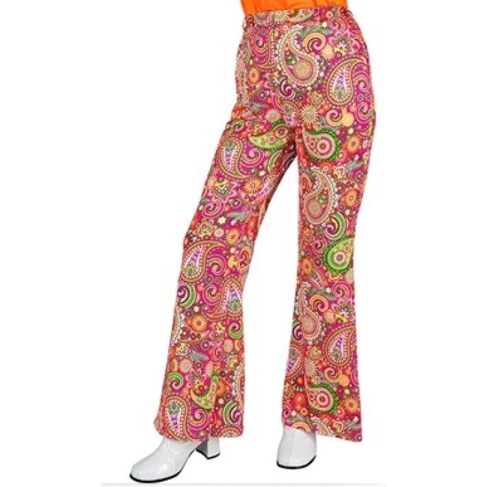 Pink Paisley Flares