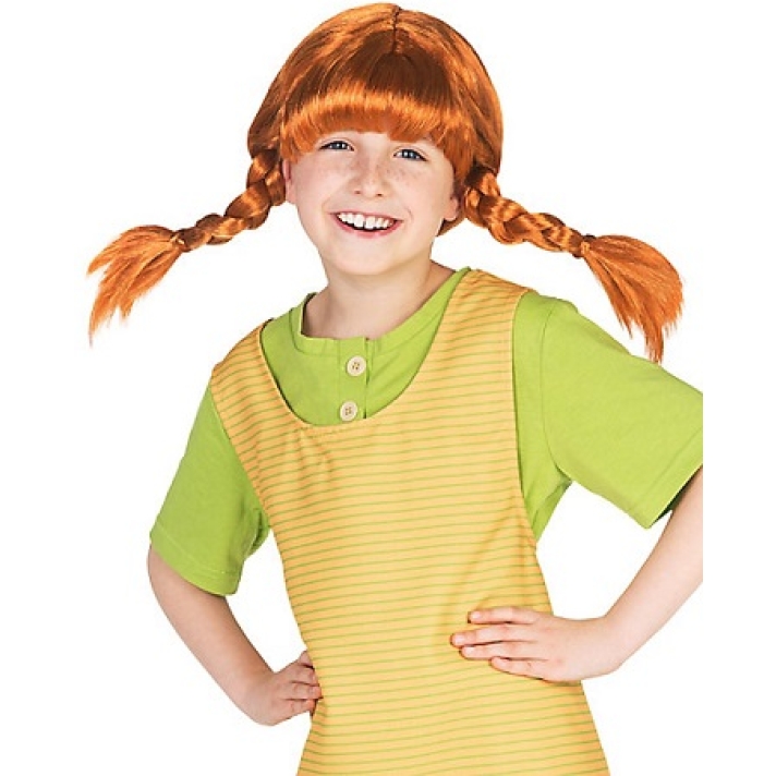 Pippi Longstocking Girls Wig