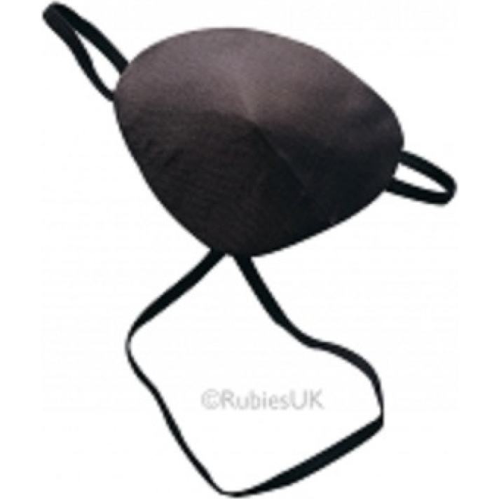 Pirate Buccaneer Eyepatch Satin Black
