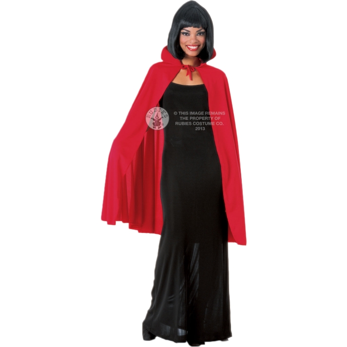 Vampire Deluxe Cape Red 45″ Rubies 850