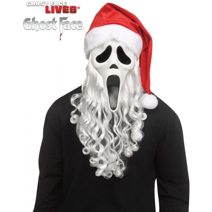 Scream Ghost Face Santa Mask