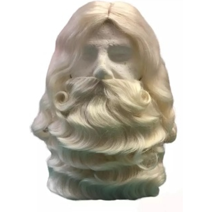 Professional Santa Claus Wig And Beard Set