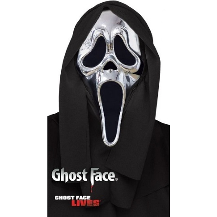 Scream Chrome Ghost Face Mask