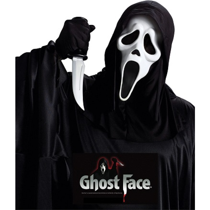 Scream Ghost Face Mask And Knife Set