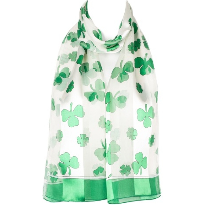 Shamrock Satin Neck Scarf