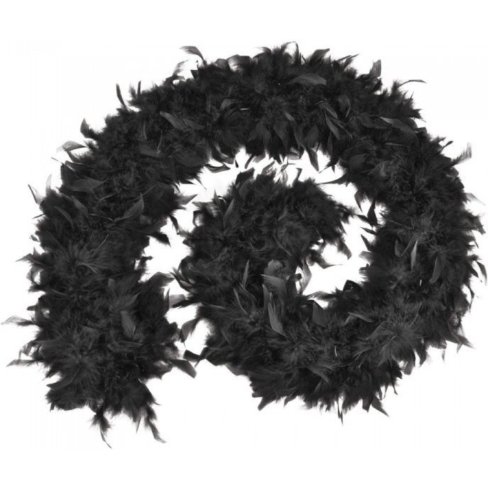 Black Feather Boa