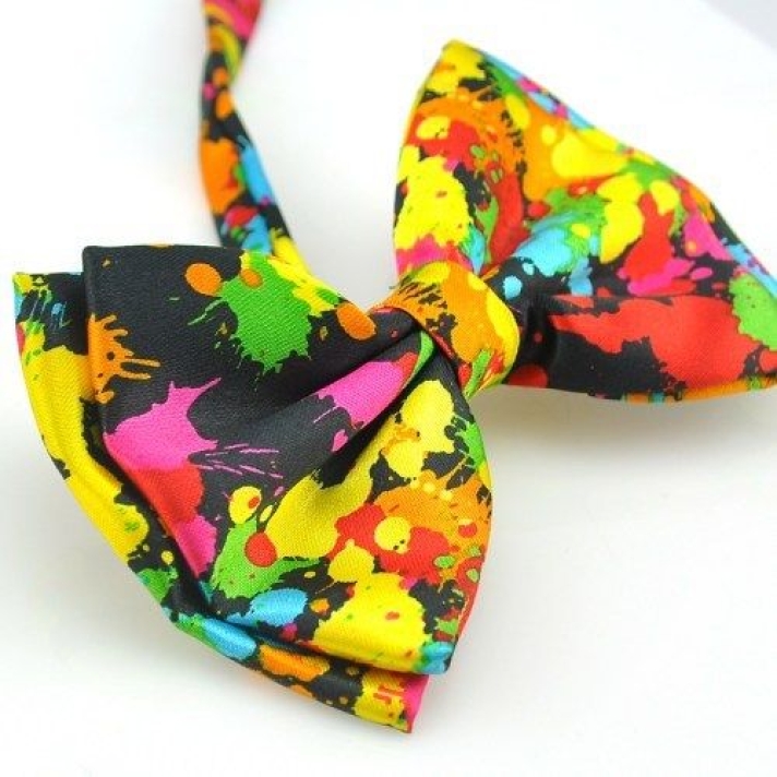 Paint Splash Bow Tie