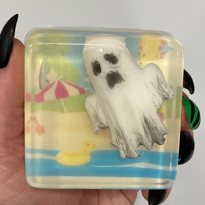 Summerween Beach Ghost Soap