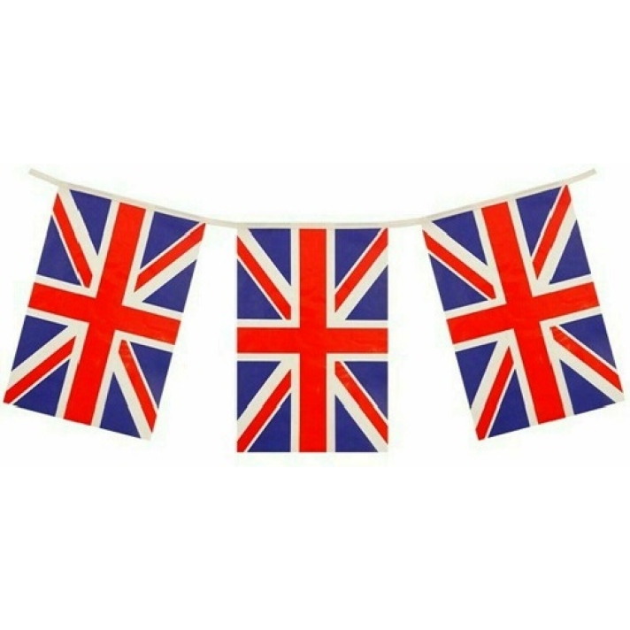 Union Jack Plastic Flag Bunting