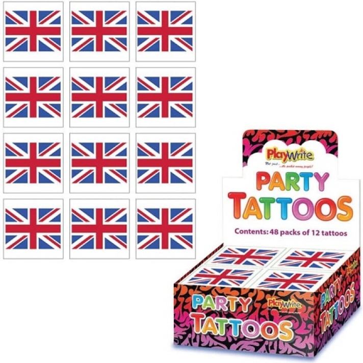 Union Jack Flag Tattoos