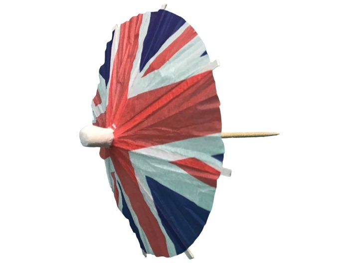 Union Jack Flag Cocktail Umbrellas