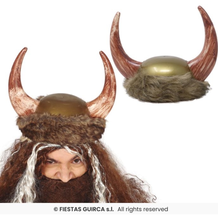 Viking Helmet With Fur