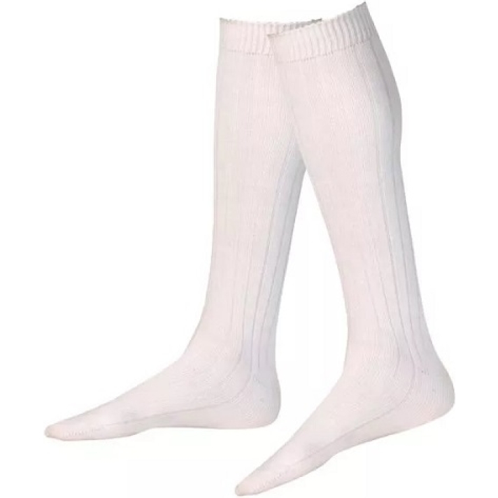 White Knee High Long Socks