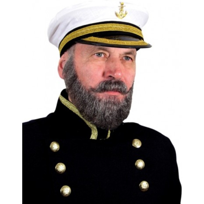Captains Professional Real Hair Beard And Moustache Set