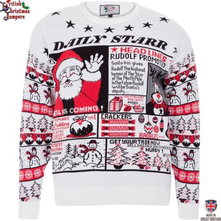 Daily Starr British Christmas Jumper