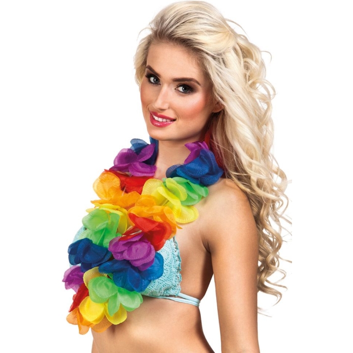 Hawaiian Rainbow Lei XL